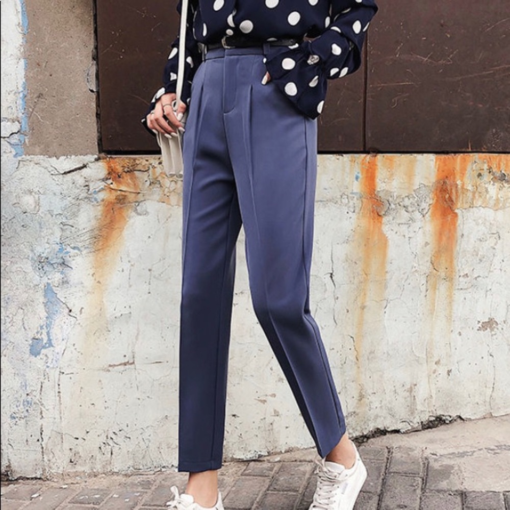 MAVIS - Cropped Dress Pants (DOES NOT COME WITH BELT)